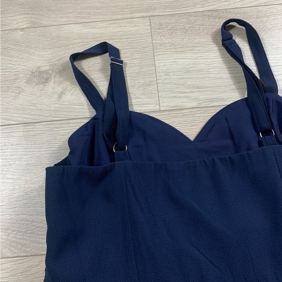 Adelyn Rae Navy Skort Romper - Picture 6 of 11